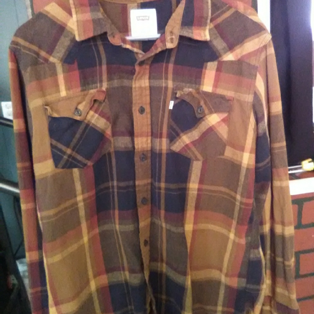 Flannel button up.